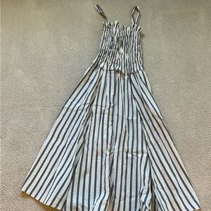 Ralph Lauren Black and White Striped Dress